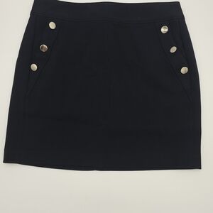 Banana Republic A-line Nautical Themed Navy Mini Skirt 6 Sailor